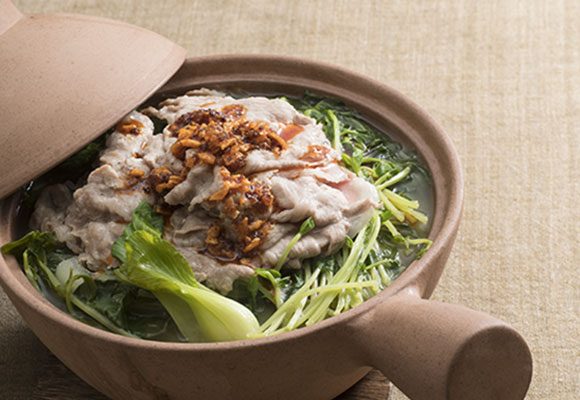 豚肉の中華風草鍋