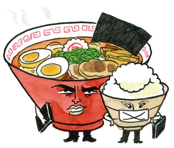 ラーメン+ライス